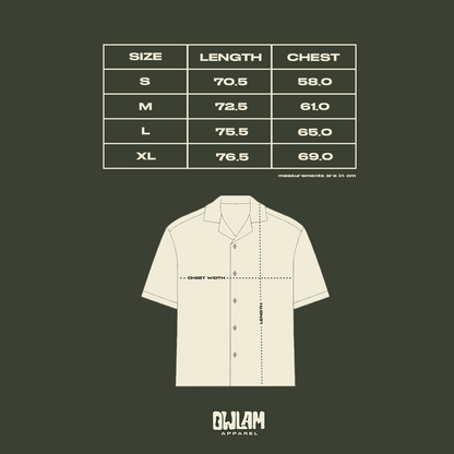 christian button up measurement