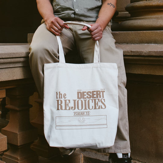 rejoice tote bag christian tote bag